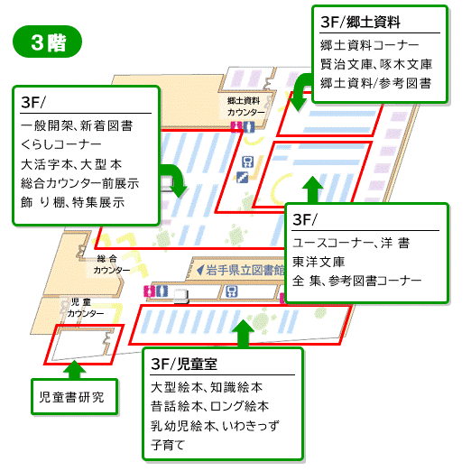 配架場所3階