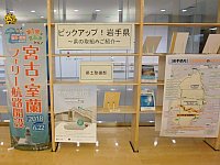 飾り棚展示「ピックアップ！岩手県」会場の様子